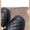 Winter Peas Shoes Women's Plus Velvet Warm Mother Shoes Thickened Soft-soled Non-slip One-step Outer Wear Cotton Shoes