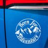 Mountain Decal, Car Vinyl Sticker Reflective Mountain Stickers Bumper Door Window Trunk Decor