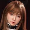 Head with Realistic Oral Function 100% Silicone Compatible with 130-180cm Sex Dolls M16 Thread Interface Wig & Implant Hair Options 3kg