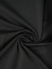 Plus Size Damen Einfarbiges Kleid Sexy Deep V Kurzarm Langer Rock