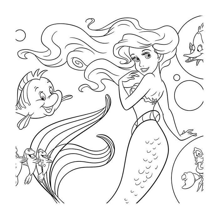 Puzzle - Lisciani - Double Face Plus 60Pcs - 50x35cm - La Petite Sirène - Mixte