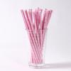 Individually Wrapped Colored Paper Straws for Milk, Tea, Coffee, or Party Decor