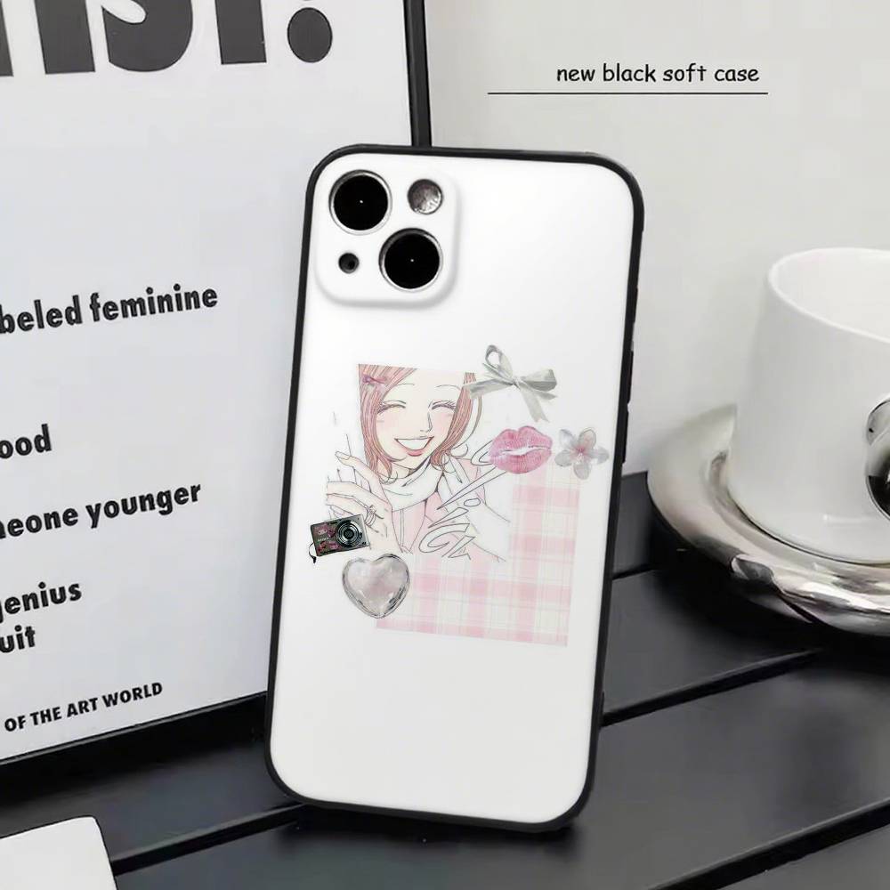 Cute Anime Girl K-Komatsu N-Nana Phone Case Silicone Soft For IPhone 17 Air 16 15 14 13 12 11 Plus Pro Max Plus