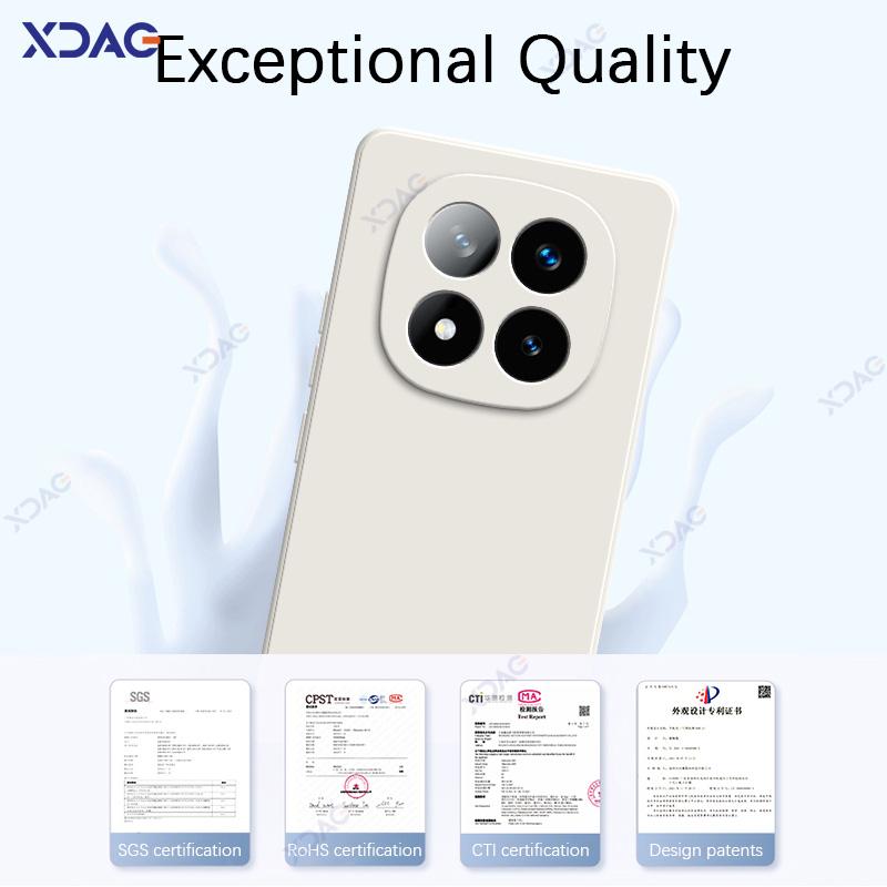 Phone Cases for Redmi Note 14 Pro Plus 5G Soft Square Liquid Silicone Back Cover RedmiNote14ProPlus Anti-fall Coque Bag