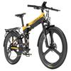 Foldable electric bicycle LANKELEISI XT750 Sport ,500W motor, a 48V 12.8Ah battery, a top speed of 35 km/h, a range of 110km, and 26*2.35 inch tires.