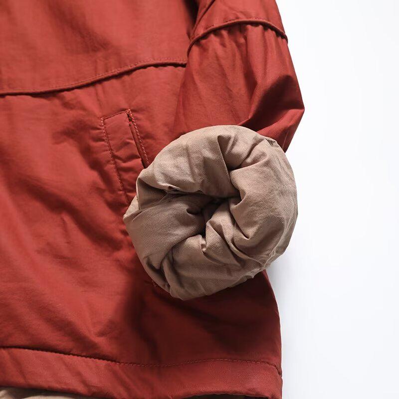 2024 Autumn Women's Fashion: European & American Style Hooded Long Sleeve Cotton Jacket - Versatile, Simple, Loose Fit in Five Colors.