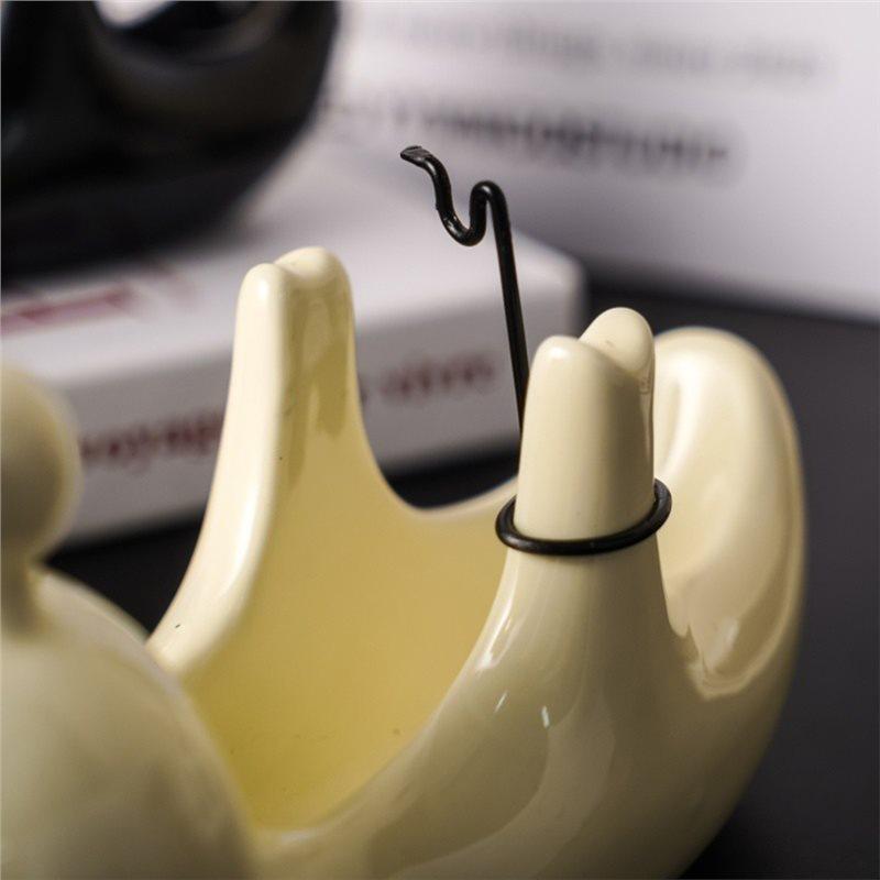 A25F-Coil Holder Snail Gnat Coil Holder Stand Artistic Decoration For Hiking Camping Pool Outdoor Relaxation