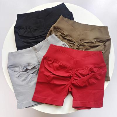 European & American Butt-Lifting V-Waist Breathable Fitness Yoga Shorts
