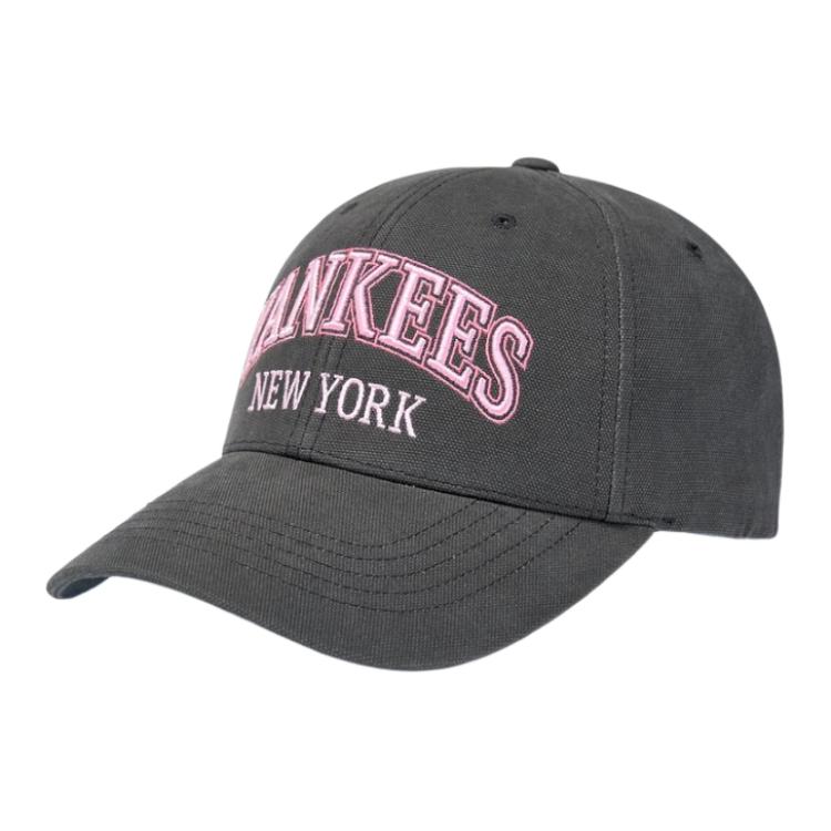 Хлопковые Бейсболки MLB Унисекс Темно-серые Модные 3ACPV285N-50CGS F