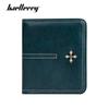 Baellerry Women's Fashion Short Wallet - Multi-Card Slot, Two-Fold, Zipper Coin Purse