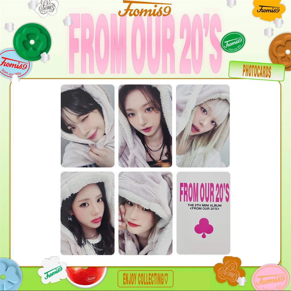 KPOP Fromis 9 HD Photocards New Album From Our 20 s LOMO Cards Hayoung Saerom jiwon Jisun Seoyeon Double Sides Postcard 8.6x5.4cm