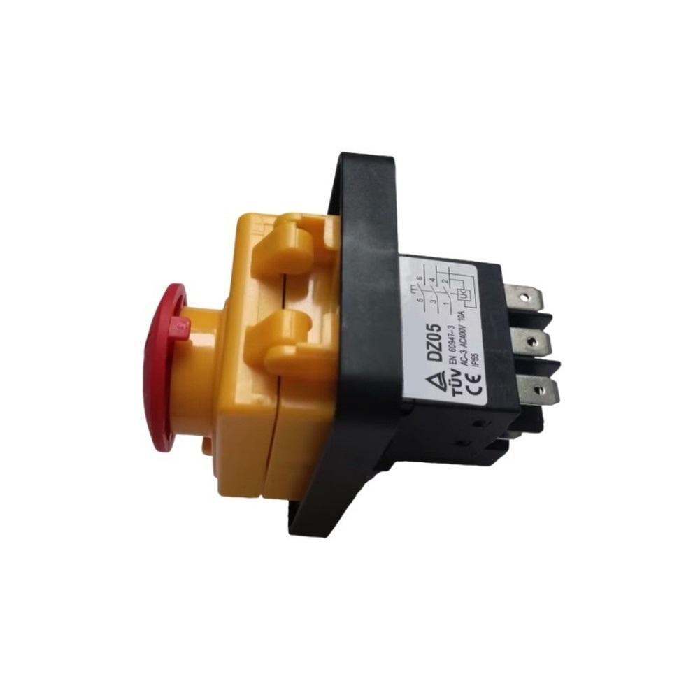 DZ05 Electromagnetic Switch 3-Phase With E-Stop Start Stop Button 7 PIN 400V 10A Three-Phase 400V Switching 7-pin Switch