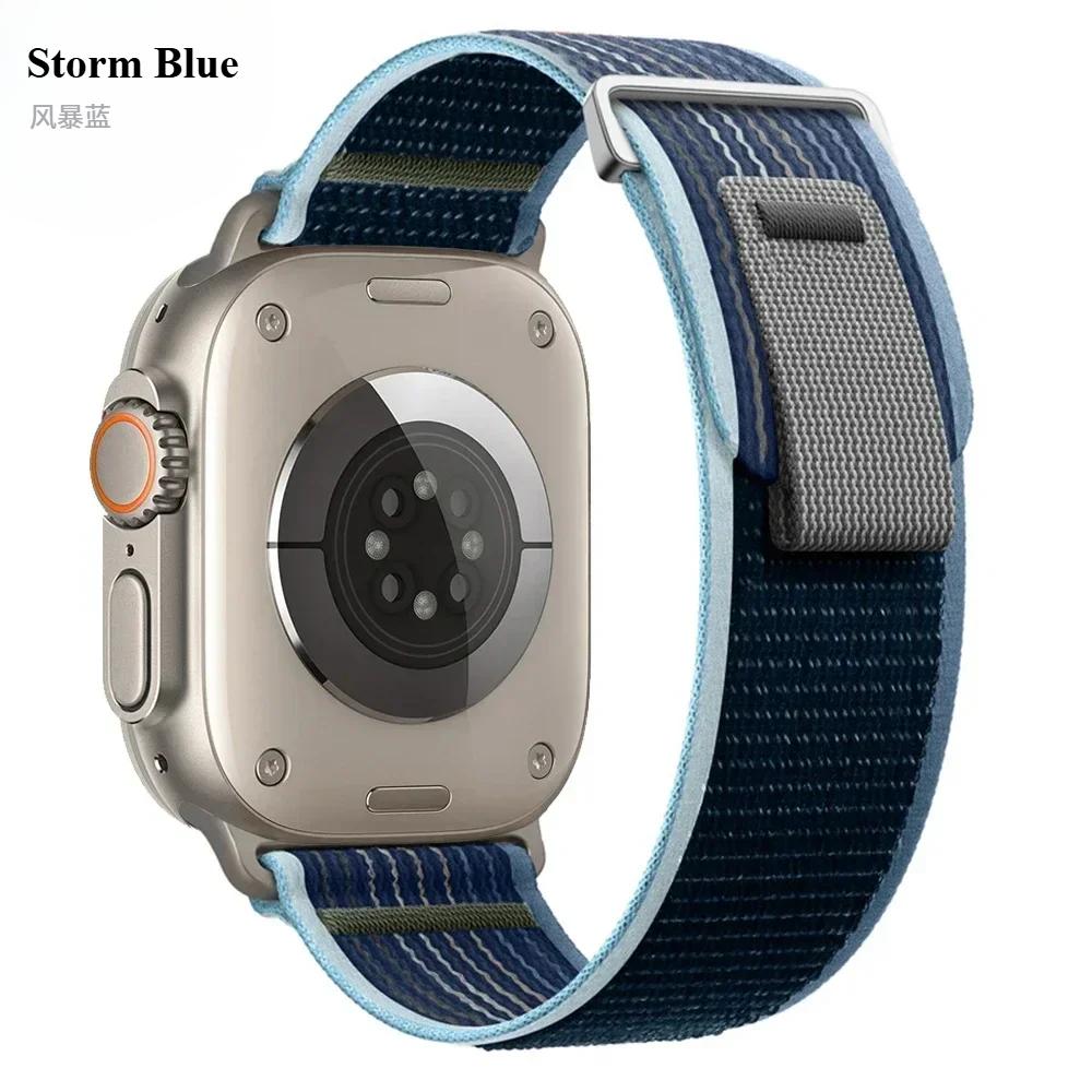 Trail Loop Strap For Apple Watch Series 10 46mm 42mm Sports Nylon Wristband iWatch Ultra 2 49mm 9 8 7 6 5 4 SE 45mm 41mm 44mm 40mm Band