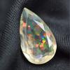 Lab-Created Opal Loose Gemstone Pear Cut Ethiopian 6.25 ct Multi-Color October Birthday Birthstone