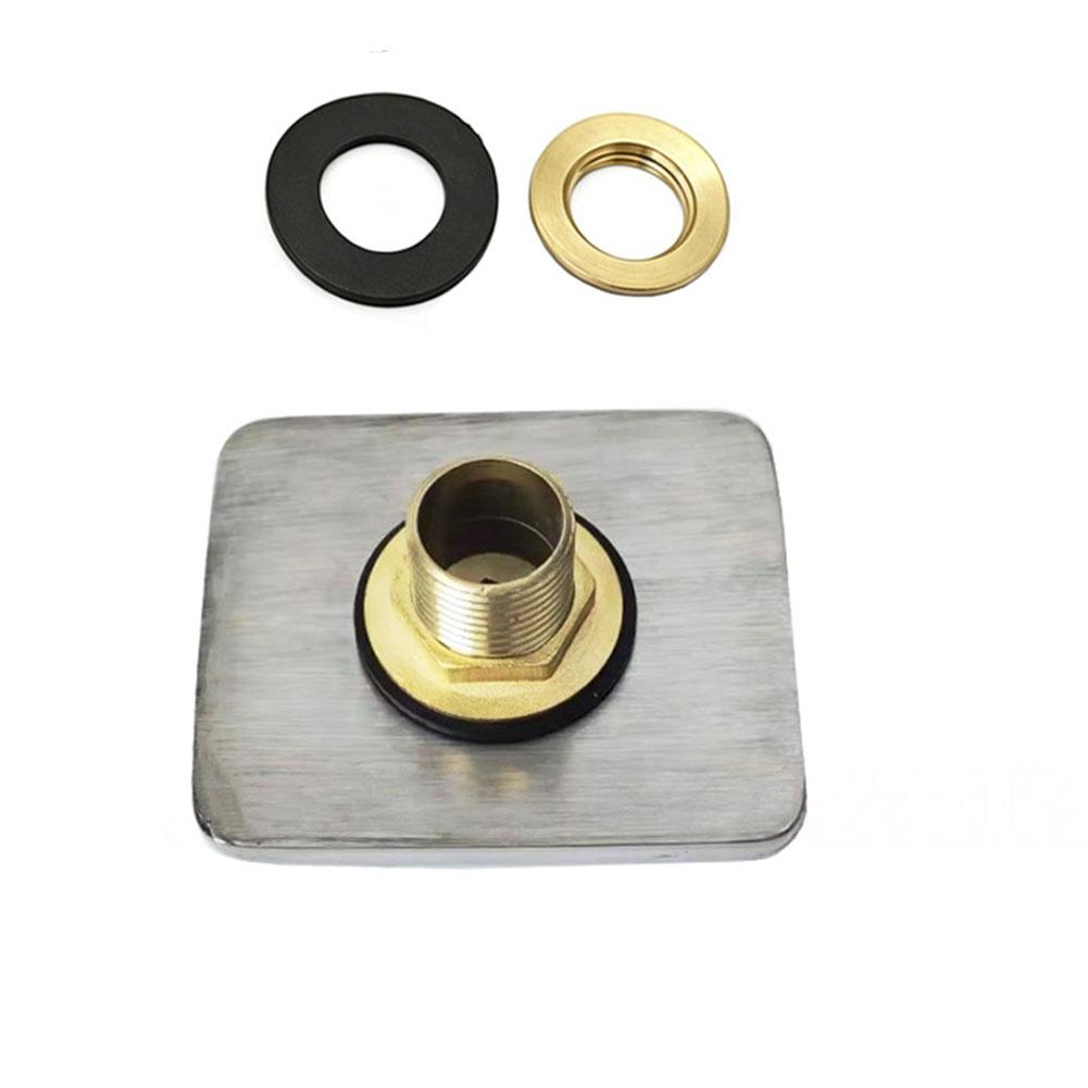 Stainless Steel Center Spout Waterfall Outlet for Bathtub and Swimming Pool Use Compatible with Standard Deck Mount Setups