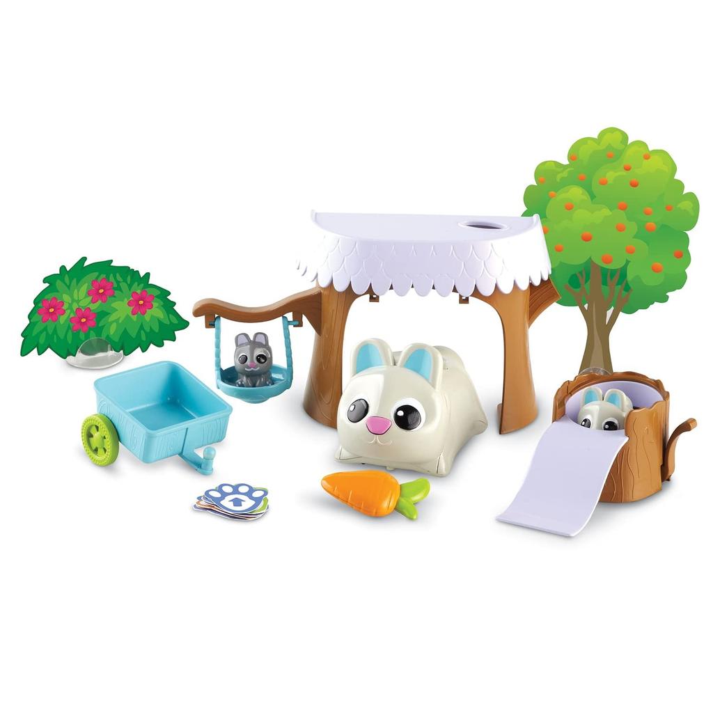 Learning Resources My Programming Pet Rabbit, a Programming Toy for Ages 4 and Up, Parenting Award 2021, Authentic Product, LSP3089-J