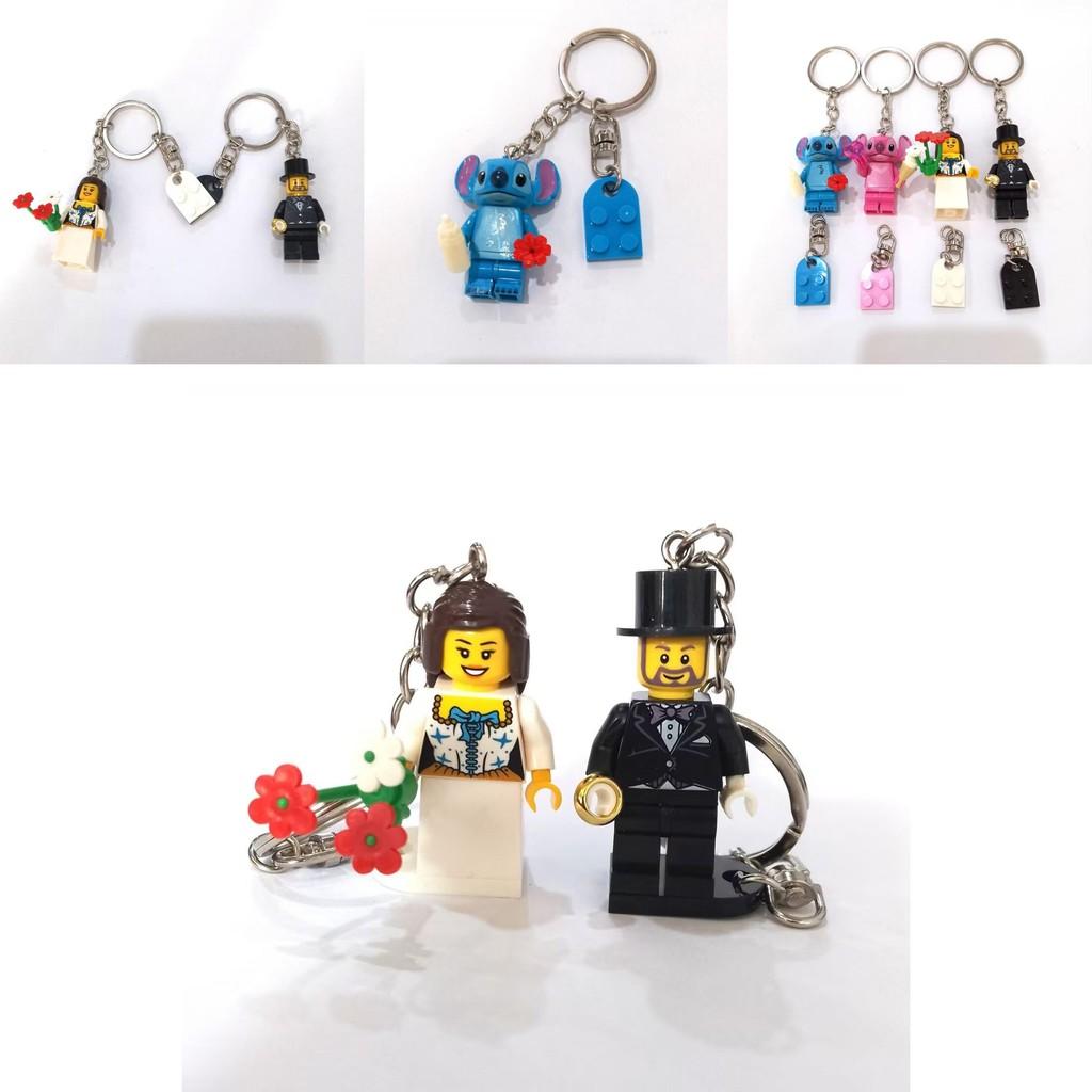 Stitch Plastic Block Keychain Diy Kit For Children And Couples Gift Collectible Accessory