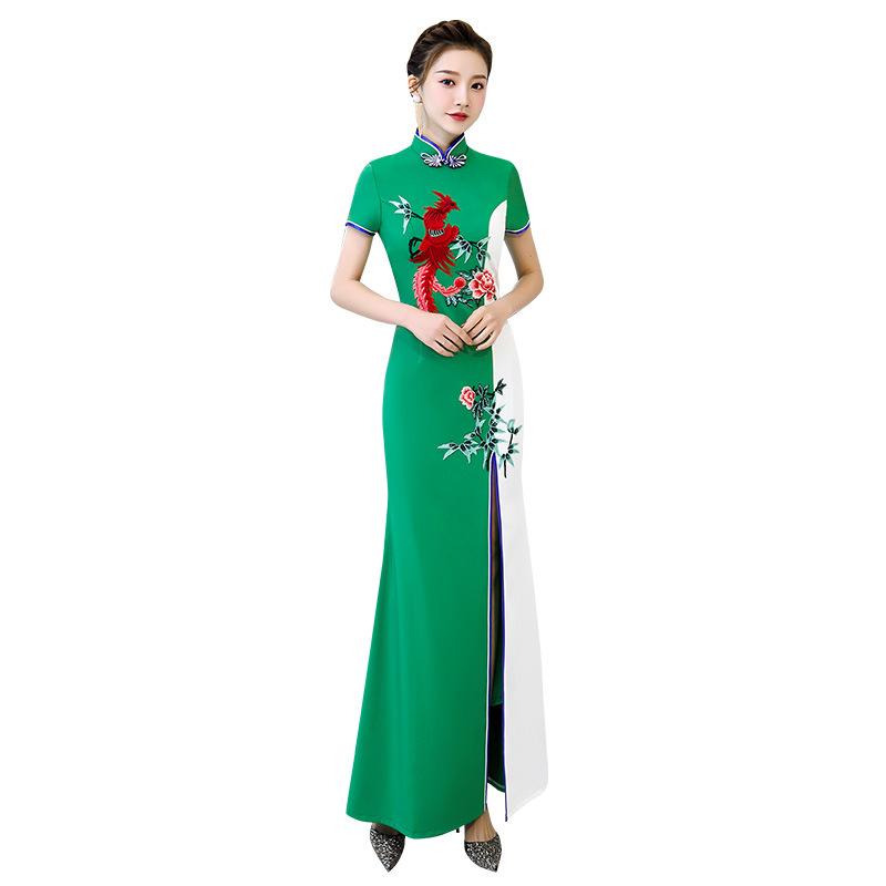 Chinese retro mother cheongsam new Hanfu autumn improved version can be worn elegant Chinese style female manufacturer