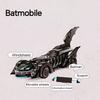 2026 New 909pcs Arrival Car Series Bricks Bat Mobile Alternate Model Home Decor Toys Moc Famous Movie Toys Birthday Party Gifts