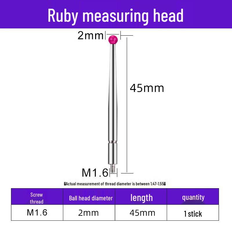 

Ruby Tipped Dial Indicator Probe