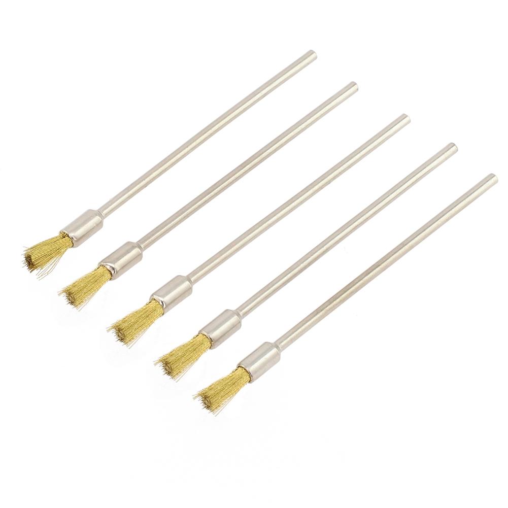 Pen Shape Bristle Wire Brushes Scratch Brushes Stainless Steel Brush 100mm 5PCS