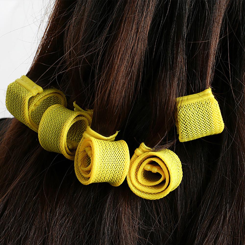 Hair Rollers 18 Pcs /set 15/23/28CM DIY Hair Curler Heatless Curls Snail Shape Curling Hair Tools  Portable Magic Hair Curler
