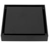 Black Floor Drain Strainer Square Drain Cover Anti Odor Shower Floor Drain Kitchen