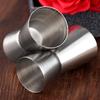 3pcs/set 15/30 20/40 25/50ml Stainless Steel Measuring Cups Party Wine Cocktail Shaker Double Tone Jigger Shot Drinks Mixed