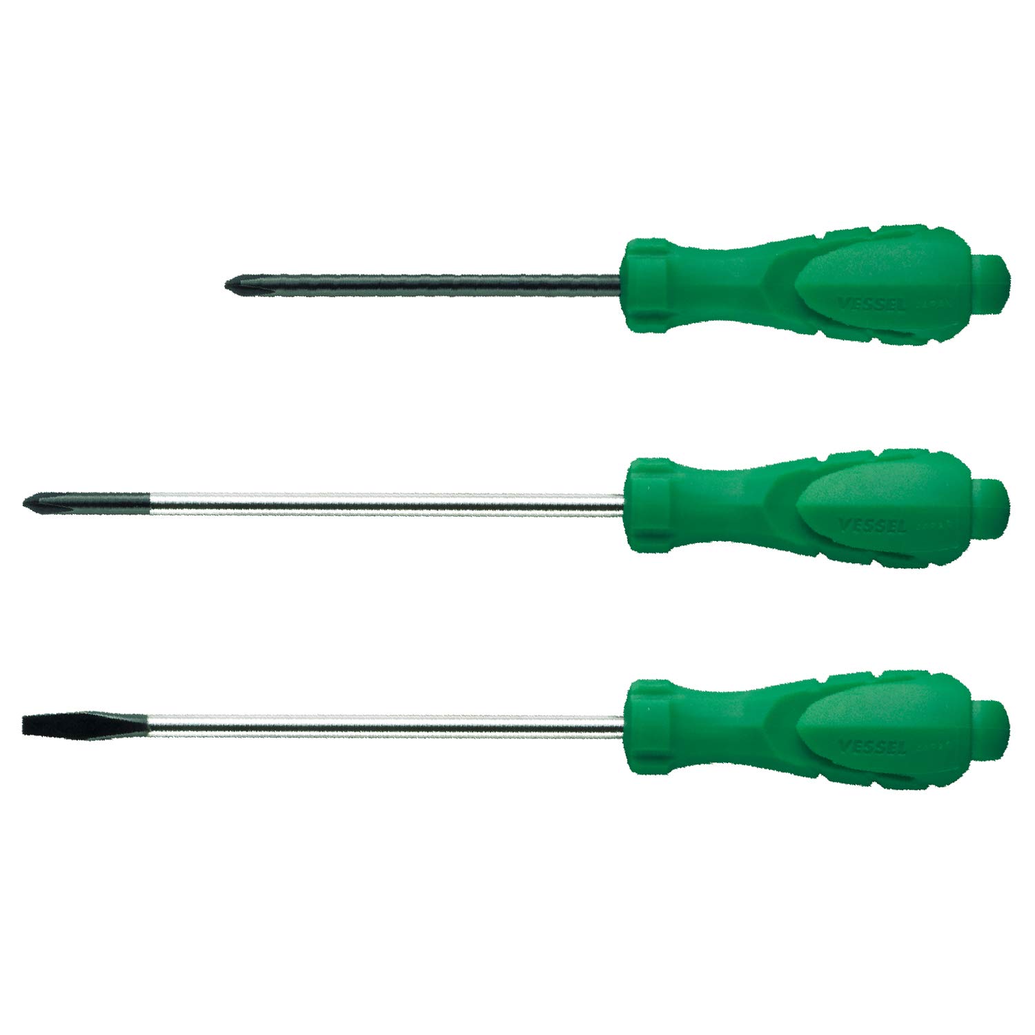 

VESSEL Precision Screwdriver Set Sepadora 3 Piece Set 593PS (+00×50 /+0×75 /-2.5×75)