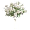 Fake Artificial Flowers Outdoor For Decoration No Fade Faux Plastic Hydrangea Plants Garden Porch Window Kitchen Office Table