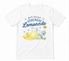 Lemonade Lemon Summer Italian Summer Cuite Fruits White T-ahirt
