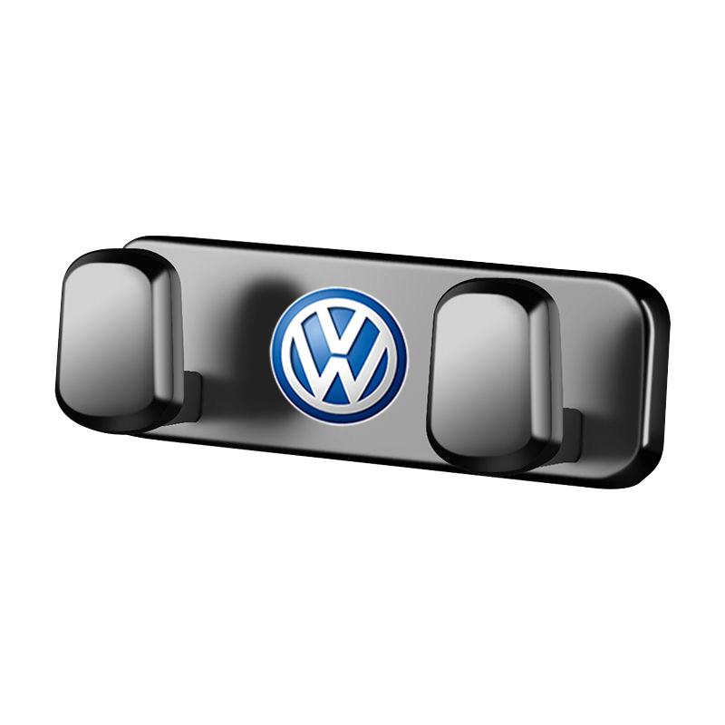 

2026 Горячий Для Volkswagen VW 1 шт. Автомобильный Металлический Крючок-Органайзер для Хранения Интерьер Для VW GTI Polo Golf Passat Tiguan Arteon Touareg CC T серый