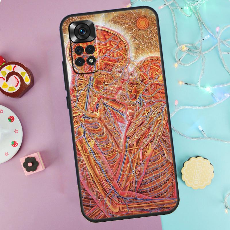Medical Human Anatomy Case For Xiaomi Redmi Note 10 11 12 8 9 Pro 8T 9S 10S 11S Cover For Redmi 10 9 12C 9C 10C