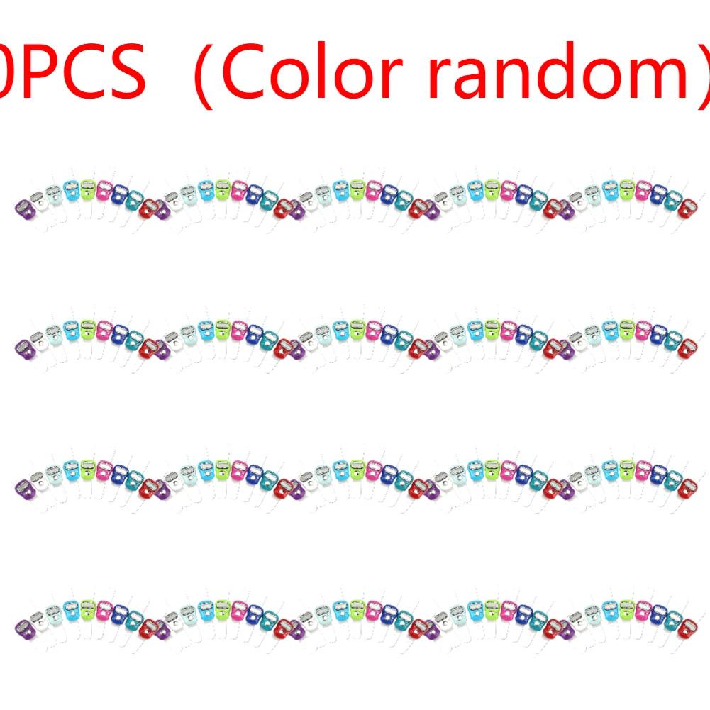 5-50PCS Row Tally Stitch Marker Pedometer Display Electronic Tally Counter Electronic Finger Counter Ring with LED Digital