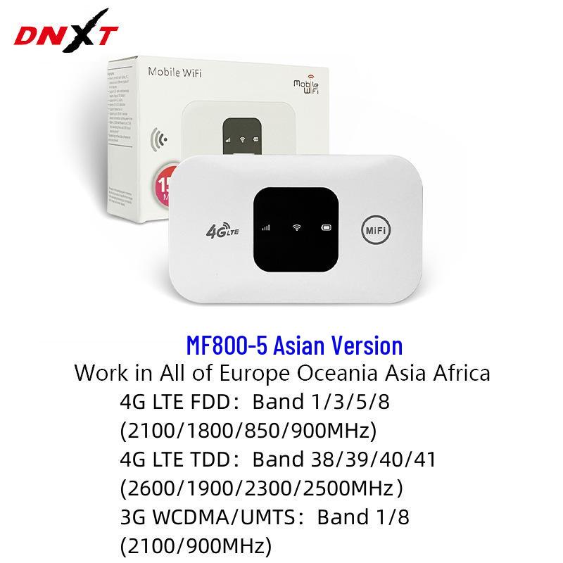 MF800 Portable 4G LTE WiFi Car Router - Black, H806 Model