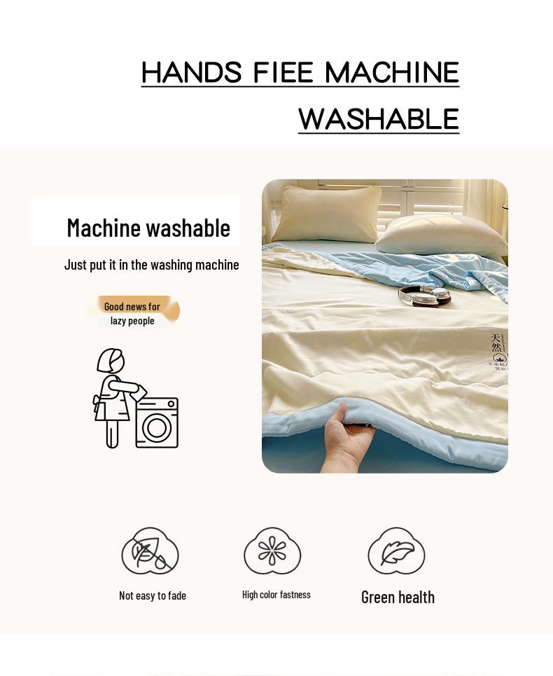Class A Cotton Summer Quilt for Mother & Baby - Lightweight, Thin, Machine Washable, Perfect for Air Conditioning or Children