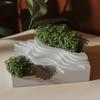 Food Grade Silicone Terraced Landscape Mold Silicone Planter Mold For Succulent Arrangements Soap Candle Making