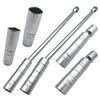 3/8" Ultra-Thin Magnetic Spark Plug Socket Wrench (14-16mm) - Extra Long Removal Tool