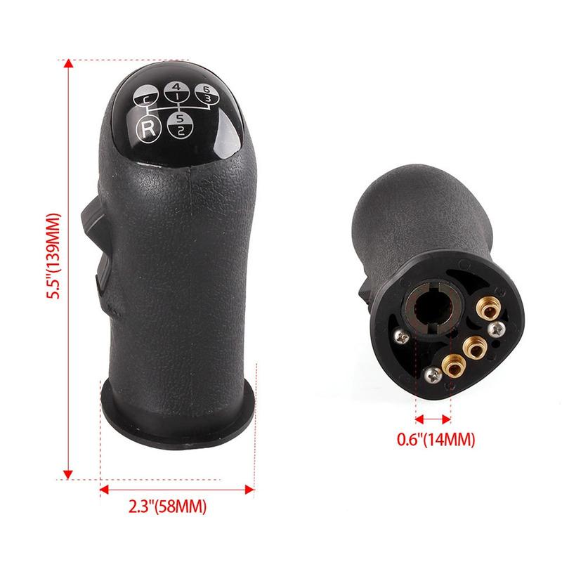 FH FM Gear Knob Manual Gear Knob Car Accessories Vehicle Upgrades Anti-corrosion Material Wear-resistant Structure