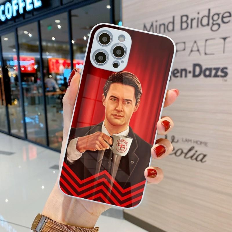 

Чехол для телефона «Добро пожаловать Твин Пикс» для IPhone 14 13 12 11 Pro Max X XR XS 8 7 Plus, цветной чехол для телефона из жидкого стекла iPhone 11 Pro Max