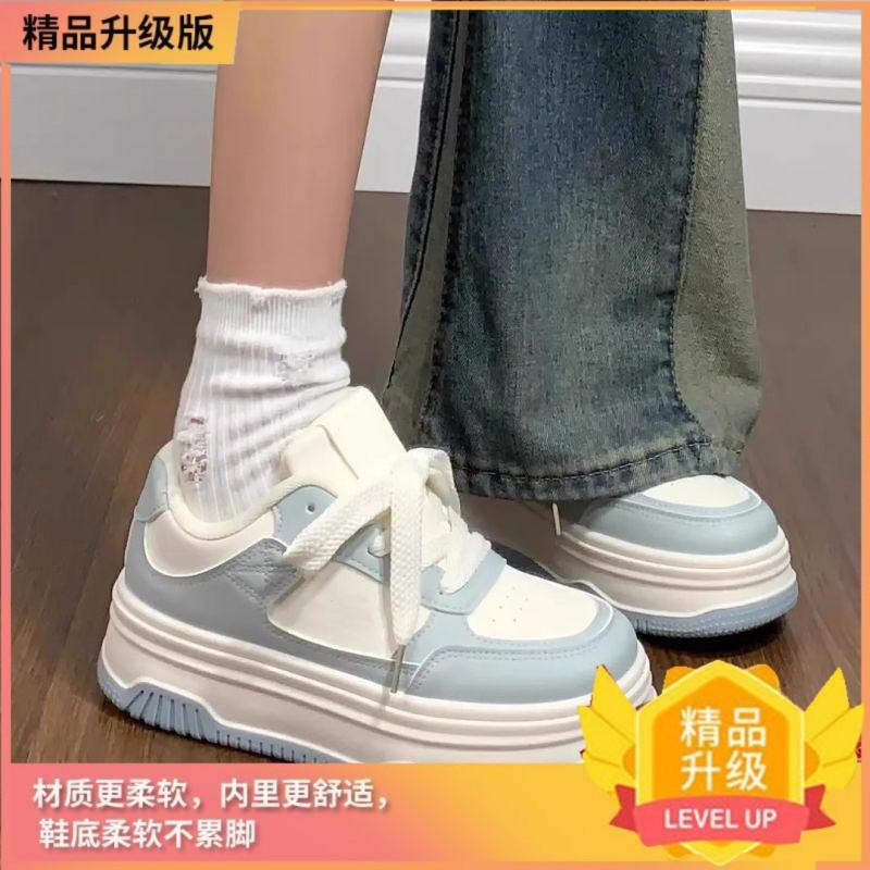 

Женская платформа новая осень универсальная нишевая мода спортивные повышающие ценность доски обувь 40 синий