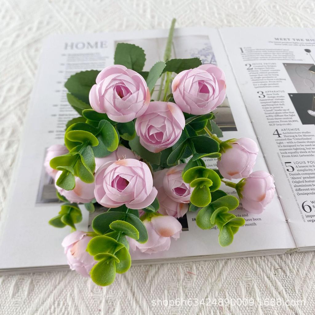 Direct Sales Of 15 Small Linglong Small Tea Bags, Simulated Flowers, Home Decoration, Wedding Photography, Camping Decoration