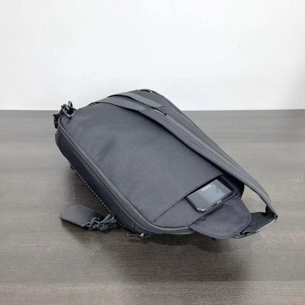 Men's Large Capacity Nylon Chest Bag - Multifunctional Crossbody Backpack for iPad