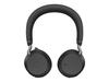 Hodesett - JABRA - Evolve2 75 - Trådløs og kablet Bluetooth - Aktiv støydemping - USB-A