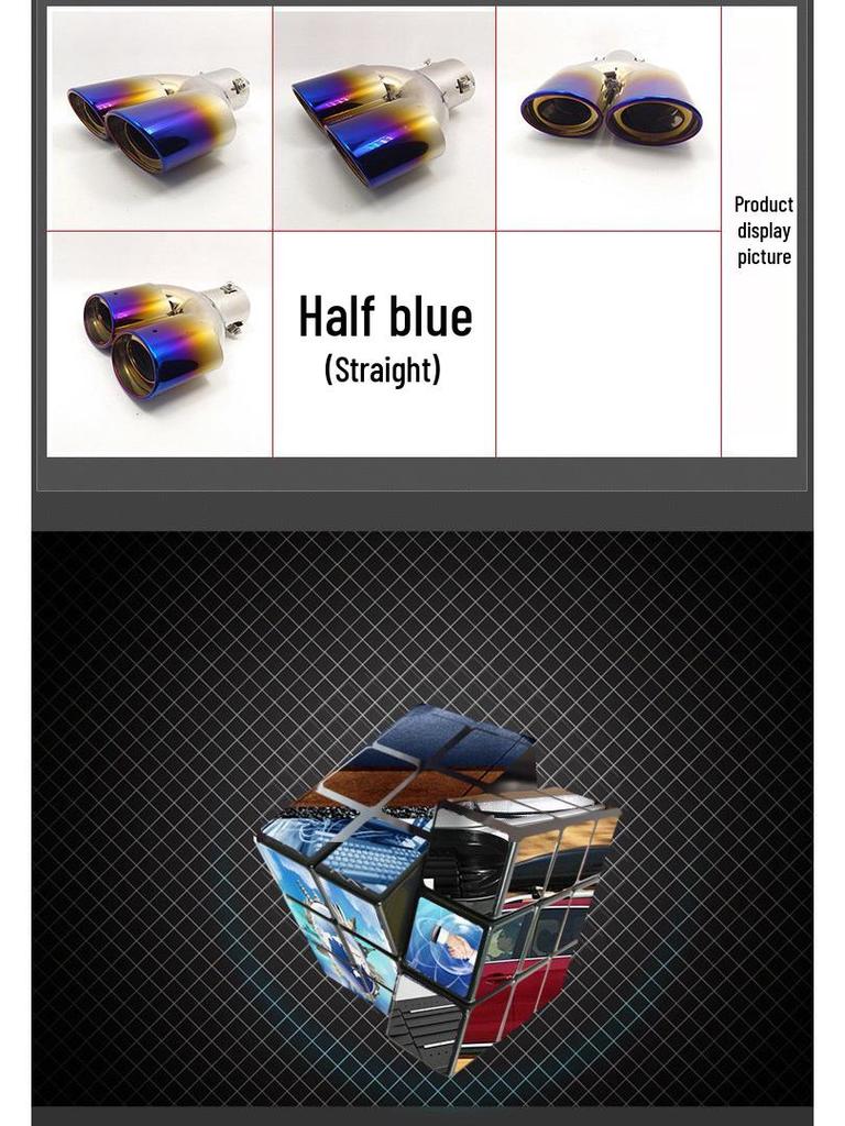 Car Muffler Exhaust Pipe Tailpipe for Cruze, Elantra, Focus, Excelle, Sylphy