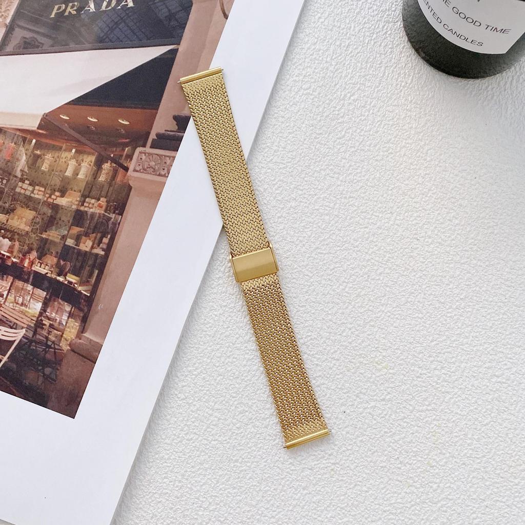 Nerezový pásek pro Samsung Galaxy Watch 4 5 6 Classic 40 46 mm 42 mm 43 47 mm Milánský pásek na hodinky pro chytré hodinky Gear S3 Huawei Watch Gt 2