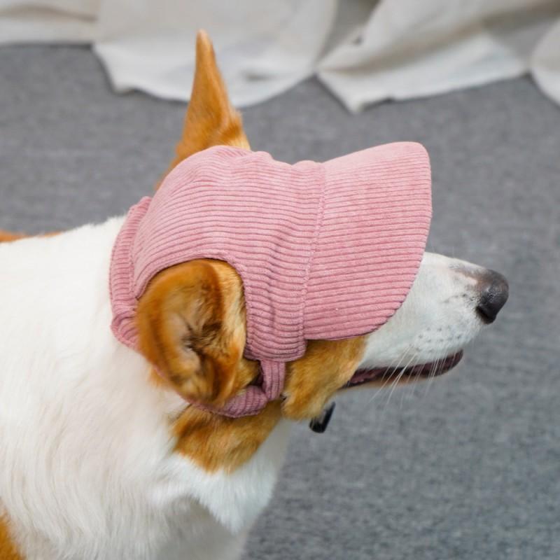 Pet Sun Hat Dogs - Corduroy Baseball Cap In Multiple Colors Adjustable Fit Small To Large Breeds