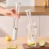 2PCS Food Grade Silicone Lid Ice Crushing Hammer With Scale Lemon Crushing Stick  Drink