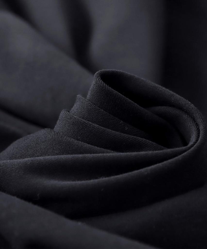 Antiqua Long Dress with Voluminous Plus Size Black Women's Sleeves, PN-00469, (L-XXL), 05,