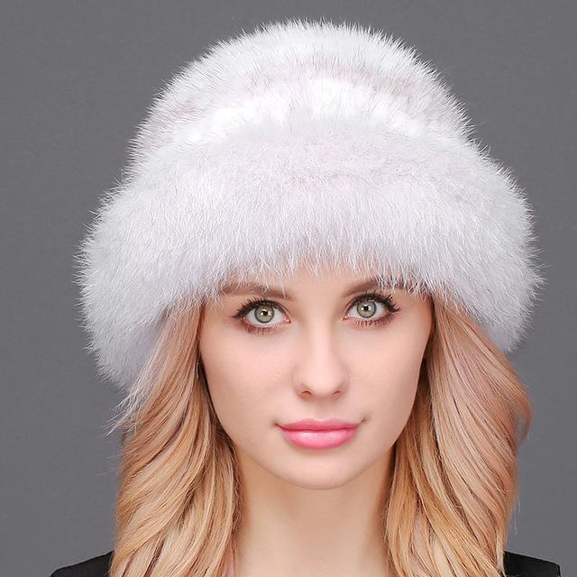 Quality Primacy Hat Real Fur Hats Winter Warm Fur Hat Fox Mink